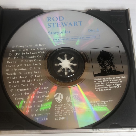 Rod Stewart Storyteller 4 disc cd set. The complete Anthology 1966-1990 - Picture 13 of 14